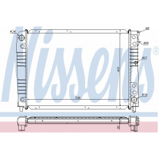 65537A NISSENS Радиатор, охлаждение двигателя