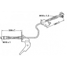 FBH7121 FIRST LINE Тормозной шланг