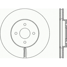 BDA2306.20 OPEN PARTS Тормозной диск