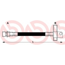 T 24 041 BREMBO Тормозной шланг