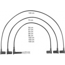 ZEF598 BERU Комплект проводов зажигания