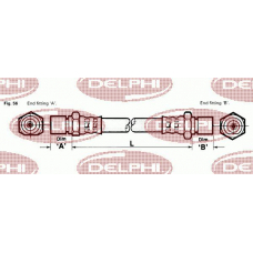 LH6023 DELPHI Тормозной шланг