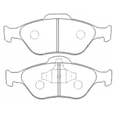 PN-5495 JNBK Колодки тормозные