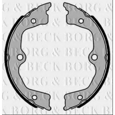 BBS6487 BORG & BECK Комплект тормозных колодок