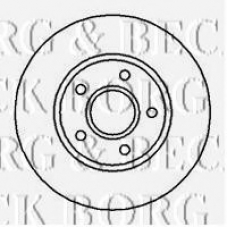 BBD5096 BORG & BECK Тормозной диск