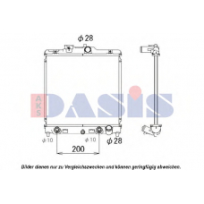 101010N AKS DASIS Радиатор, охлаждение двигателя