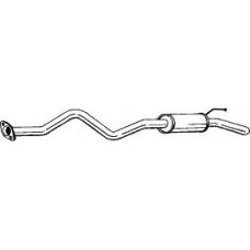 282-957 BOSAL Глушитель выхлопных газов конечный