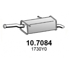 10.7084 ASSO Глушитель выхлопных газов конечный