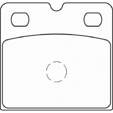 FD7306A NECTO Комплект тормозных колодок, дисковый тормоз