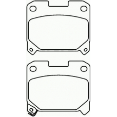 P 83 091 BREMBO Комплект тормозных колодок, дисковый тормоз