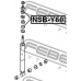 NSB-Y60 FEBEST Дистанционная труба, амортизатор