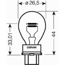 3157 OSRAM Лампа накаливания, фонарь указателя поворота; ламп