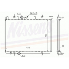63707A NISSENS Радиатор, охлаждение двигателя
