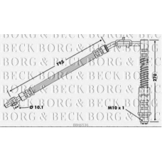 BBH6536 BORG & BECK Тормозной шланг