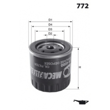 ELH4080 MECAFILTER Масляный фильтр