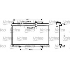 734452 VALEO Радиатор, охлаждение двигателя
