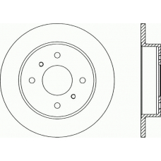 BDR1391.10 OPEN PARTS Тормозной диск