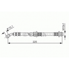 1 987 476 655 BOSCH Тормозной шланг