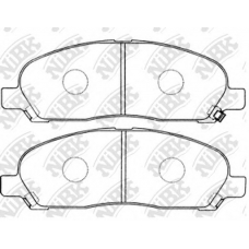PN3419 NiBK Комплект тормозных колодок, дисковый тормоз