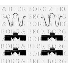BBK1138 BORG & BECK Комплектующие, колодки дискового тормоза