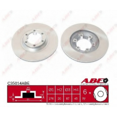 C35014ABE ABE Тормозной диск