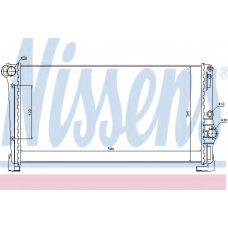 68806 NISSENS Радиатор, охлаждение двигателя