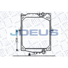 131M03A JDEUS Радиатор, охлаждение двигателя