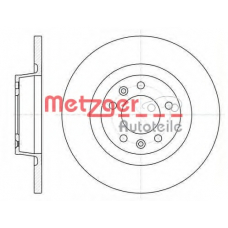 61053.00 METZGER Тормозной диск