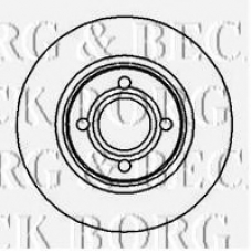BBD4970 BORG & BECK Тормозной диск
