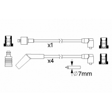 0 986 357 152 BOSCH Комплект проводов зажигания