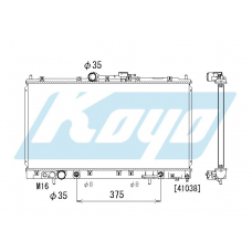 PA030924 KOYO P-tank corrugate-fin ass'y