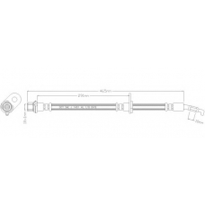 3152 REMKAFLEX Тормозной шланг