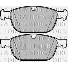 BBP2093 BORG & BECK Комплект тормозных колодок, дисковый тормоз