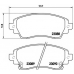 P 83 042 BREMBO Комплект тормозных колодок, дисковый тормоз