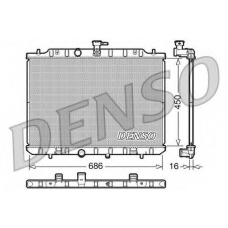 DRM46009 DENSO Радиатор, охлаждение двигателя