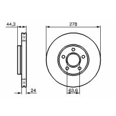 0 986 479 112 BOSCH Тормозной диск