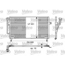 817560 VALEO Конденсатор, кондиционер