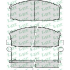 05P527 LPR Комплект тормозных колодок, дисковый тормоз