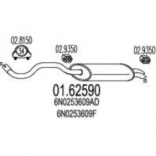 01.62590 MTS Глушитель выхлопных газов конечный