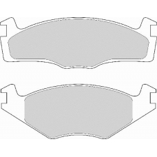 FD6681N NECTO Комплект тормозных колодок, дисковый тормоз