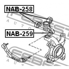 NAB-258 FEBEST Втулка, рычаг колесной подвески