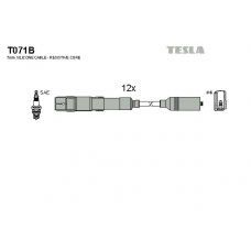 T071B TESLA Комплект проводов зажигания