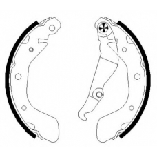 8DB 355 022-141 HELLA Комплект тормозных колодок