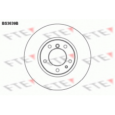 BS3639B FTE Тормозной диск
