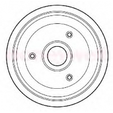 329156B BENDIX Тормозной барабан