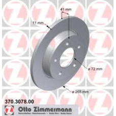 370.3078.00 ZIMMERMANN Тормозной диск