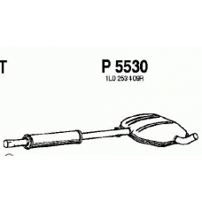 P5530 FENNO Средний глушитель выхлопных газов