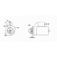 943251075010 MAGNETI MARELLI Стартер