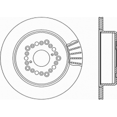 BDR1568.20 OPEN PARTS Тормозной диск