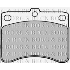 BBP1547 BORG & BECK Комплект тормозных колодок, дисковый тормоз